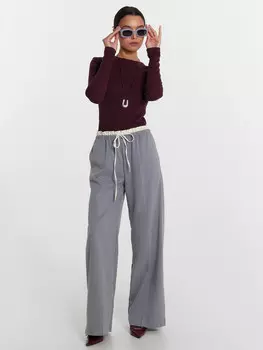 Брюки женские серые