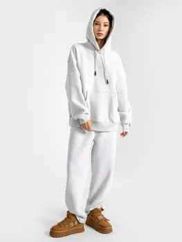 Брюки женские оверсайз в сером оттенке