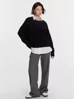 Брюки женские серые