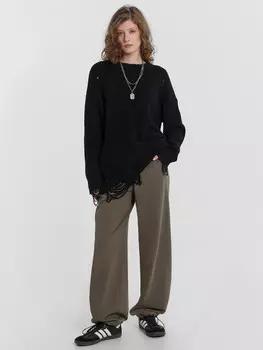 Брюки женские серые