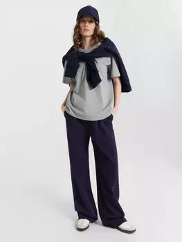 Брюки женские синие