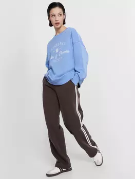 Брюки женские спортивные коричневые