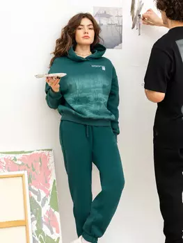 Брюки женские в зеленом цвете