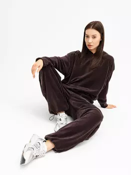 Брюки женские вельветовые в коричневом цвете