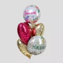 Букет из фольгированных шаров