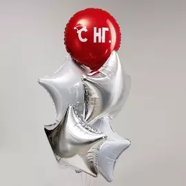 Букет из фольгированных шаров