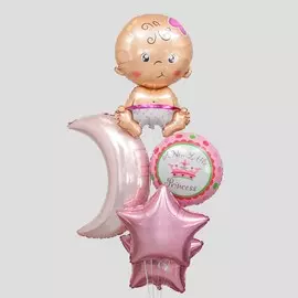 Воздушные шары фольгированные, набор