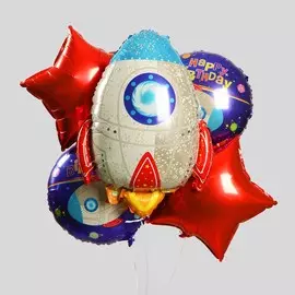 Воздушные шары фольгированные, набор