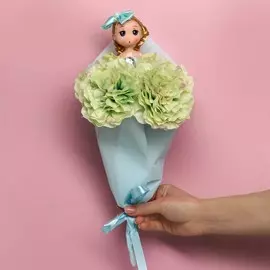 Букет с игрушкой