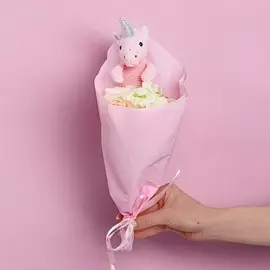 Букет с игрушкой