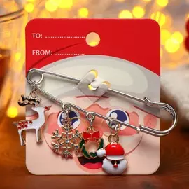 Булавка новогодняя