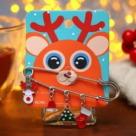 Булавка новогодняя