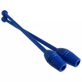 Булавы для художественной гимнастики вставляющиеся grace dance, 35 см, цвет синий