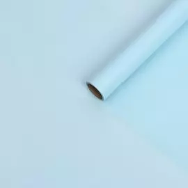 Бумага тишью с ламинацией, цвет светло-голубой, 58 см х 5 м 75 микрон
