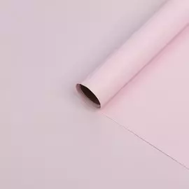 Бумага тишью с ламинацией, цвет светло-розовый, 58 см х 5 м 75 микрон