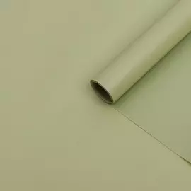 Бумага тишью с ламинацией, цвет зеленый бамбук, 58 см х 5 м 75 микрон