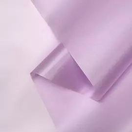 Бумага тишью водоотталкивающая с ламинацией, цвет бледно-фиолетовый, 58 см х 5 м 75 микрон