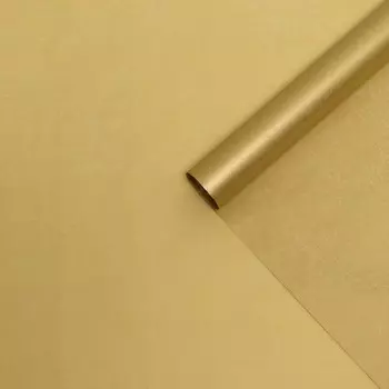 Бумага тишью, золотая, 50 см 10 м