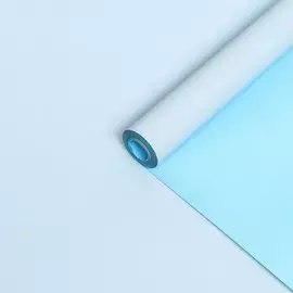 Бумага упаковочная крафт, двухсторонняя, голубой, 0,55 х 10 м, 70 гр/м²