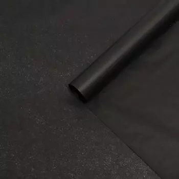 Бумага упаковочная тишью, черный, 50 см 10 м