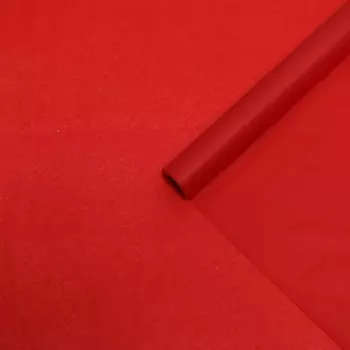 Бумага упаковочная тишью, красный, 50 см 10 м