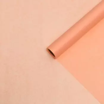 Бумага упаковочная тишью, персиковый, 50 см 10 м