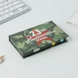 Бумажный блок в пластиковом футляре