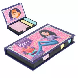 Бумажный блок в пластиковом футляре