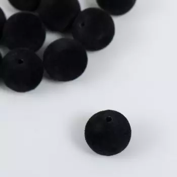 Бусины для творчества бархатное напыление