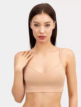 Бюстье женское бежевое