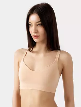 Бюстье женское в бежевом цвете