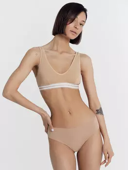 Бюстье женское в бежевом цвете