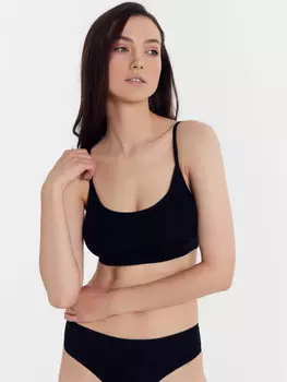 Бюстье женское в черном цвете