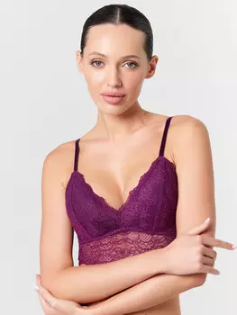Бюстье женское в фиолетовом цвете