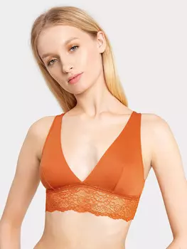 Бюстье женское в карамельно-бежевом оттенке