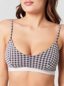Бюстье женское в клетку