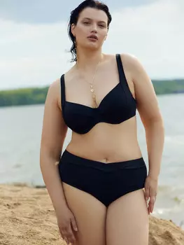 Бюстгальтер купальный женский в черном цвете