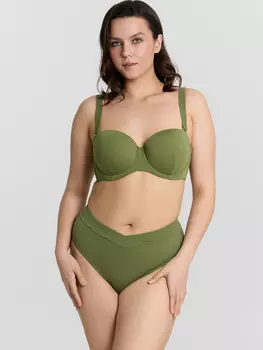 Бюстгальтер купальный женский зеленый