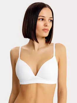 Бюстгальтер t-shirt без косточек белого цвета
