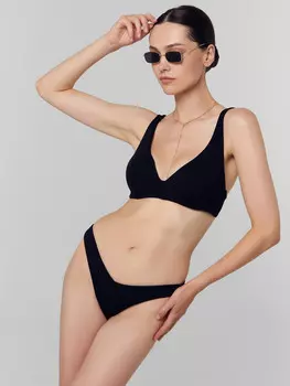 Бюстгальтер женский купальный в черном цвете