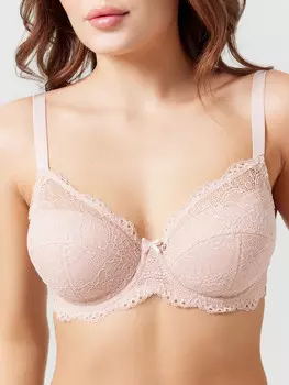 Бюстгальтер женский макси в персиково-розовом цвете