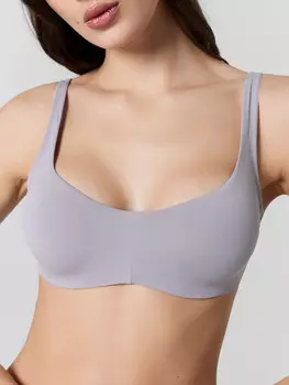 Бюстгальтер женский серый
