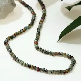 Бусы рондель гранёный