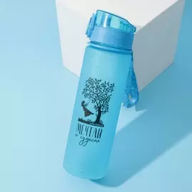 Бутылка для воды пластиковая