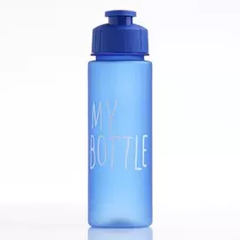 Бутылка для воды my bottle, 500 мл, 21.76.8 см, голубая