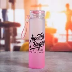 Бутылка для воды пластиковая