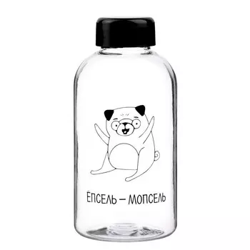 Бутылка для воды пластиковая