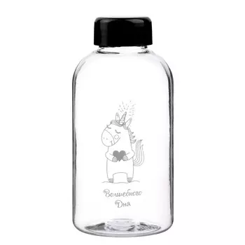 Бутылка для воды пластиковая