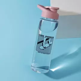 Бутылка для воды girl power, 800 мл