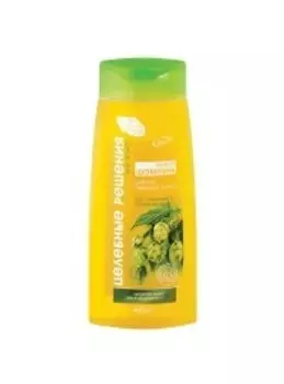 Целебные решения Шампунь для укрепления и блеска волос Шишки пивного хмеля 480 мл